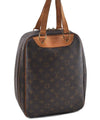 Authentic LOUIS VUITTON Monogram Excursion Hand Bag Purse M41450 LV 6555C