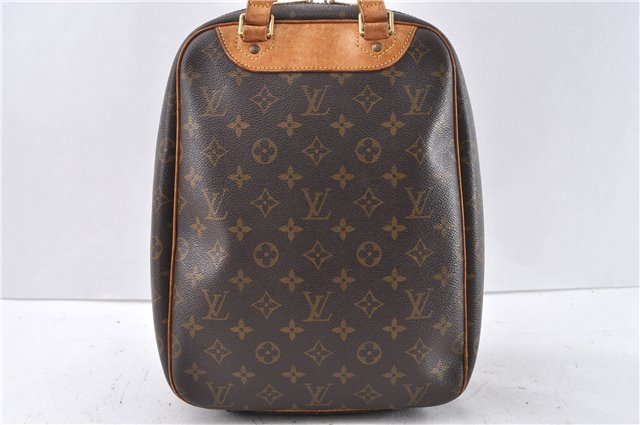 Authentic LOUIS VUITTON Monogram Excursion Hand Bag Purse M41450 LV 6555C