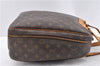 Authentic LOUIS VUITTON Monogram Excursion Hand Bag Purse M41450 LV 6555C