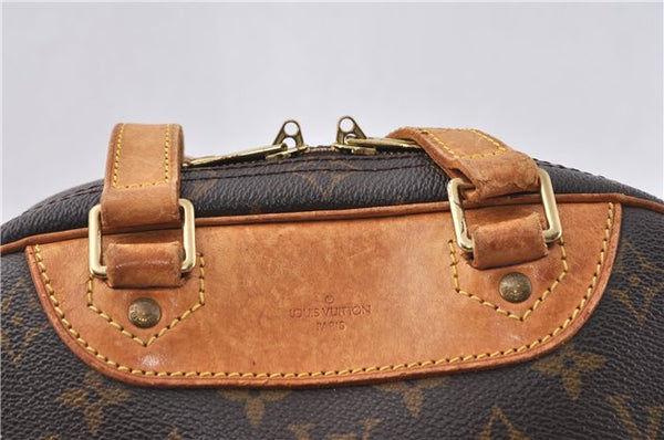 Authentic LOUIS VUITTON Monogram Excursion Hand Bag Purse M41450 LV 6555C