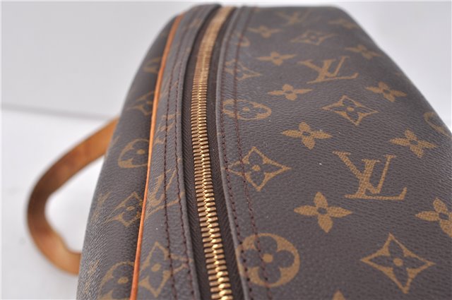 Authentic LOUIS VUITTON Monogram Excursion Hand Bag Purse M41450 LV 6555C