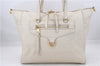 Auth Louis Vuitton Monogram Empreinte Lumineuse PM Tote Bag M93411 White 6555D