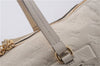Auth Louis Vuitton Monogram Empreinte Lumineuse PM Tote Bag M93411 White 6555D