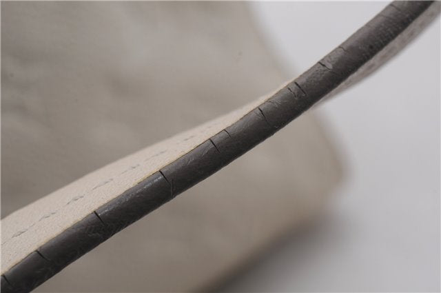 Auth Louis Vuitton Monogram Empreinte Lumineuse PM Tote Bag M93411 White 6555D