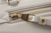 Auth Louis Vuitton Monogram Empreinte Lumineuse PM Tote Bag M93411 White 6555D