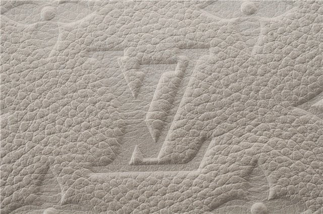 Auth Louis Vuitton Monogram Empreinte Lumineuse PM Tote Bag M93411 White 6555D