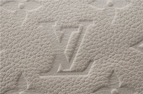 Auth Louis Vuitton Monogram Empreinte Lumineuse PM Tote Bag M93411 White 6555D