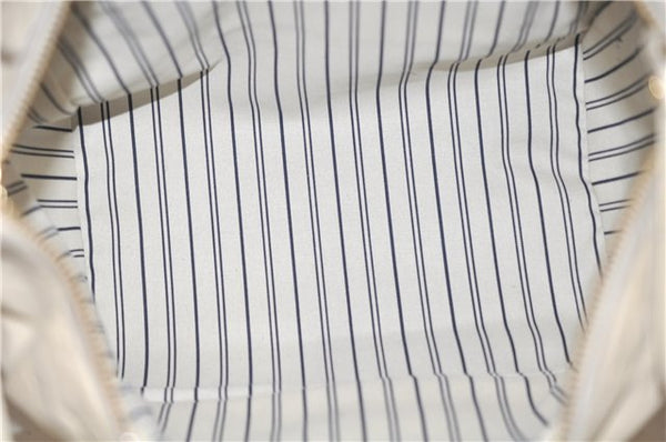 Auth Louis Vuitton Monogram Empreinte Lumineuse PM Tote Bag M93411 White 6555D