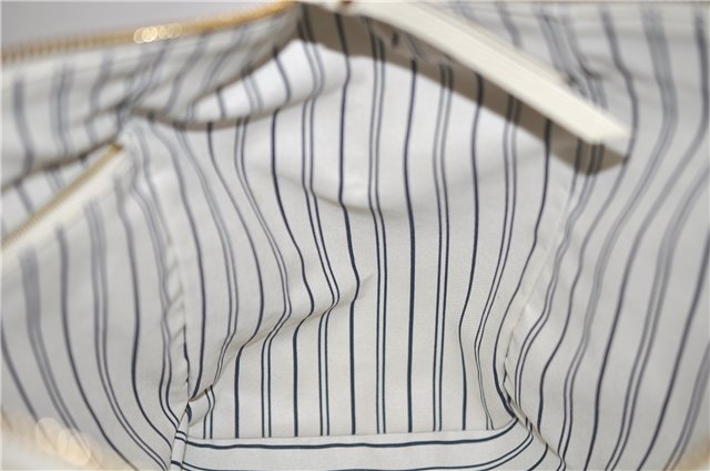 Auth Louis Vuitton Monogram Empreinte Lumineuse PM Tote Bag M93411 White 6555D