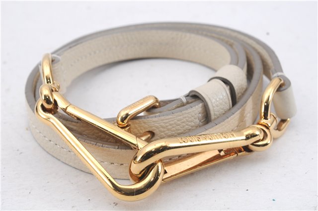 Auth Louis Vuitton Monogram Empreinte Lumineuse PM Tote Bag M93411 White 6555D