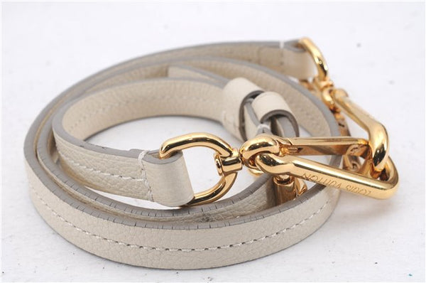 Auth Louis Vuitton Monogram Empreinte Lumineuse PM Tote Bag M93411 White 6555D