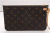 Authentic Louis Vuitton Monogram Neverfull Pouch Purse Clutch Bag LV 6555F