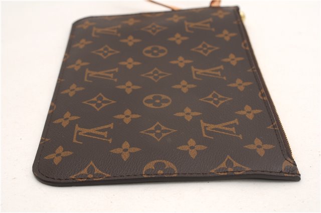 Authentic Louis Vuitton Monogram Neverfull Pouch Purse Clutch Bag LV 6555F