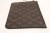 Authentic Louis Vuitton Monogram Neverfull Pouch Purse Clutch Bag LV 6555F