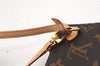 Authentic Louis Vuitton Monogram Neverfull Pouch Purse Clutch Bag LV 6555F