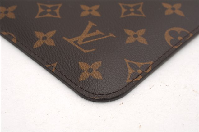 Authentic Louis Vuitton Monogram Neverfull Pouch Purse Clutch Bag LV 6555F