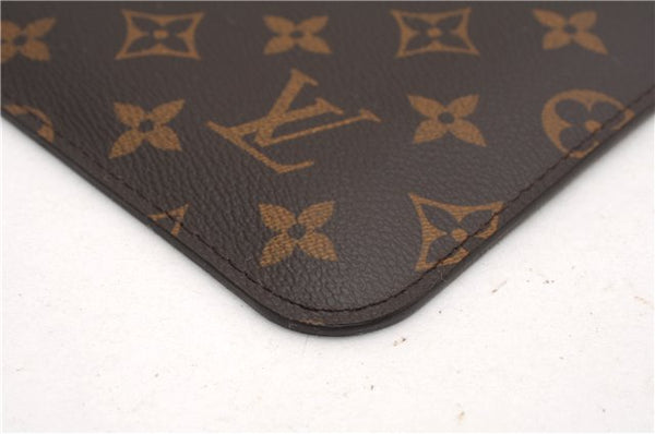 Authentic Louis Vuitton Monogram Neverfull Pouch Purse Clutch Bag LV 6555F