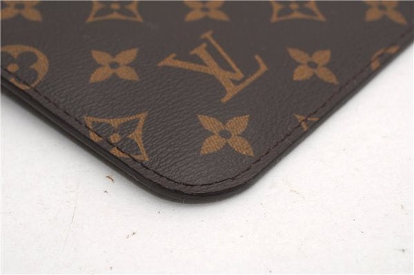 Authentic Louis Vuitton Monogram Neverfull Pouch Purse Clutch Bag LV 6555F
