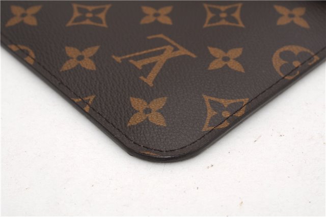 Authentic Louis Vuitton Monogram Neverfull Pouch Purse Clutch Bag LV 6555F