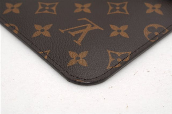 Authentic Louis Vuitton Monogram Neverfull Pouch Purse Clutch Bag LV 6555F