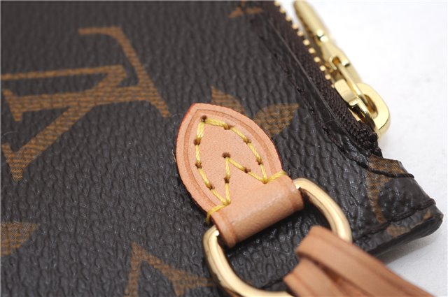 Authentic Louis Vuitton Monogram Neverfull Pouch Purse Clutch Bag LV 6555F