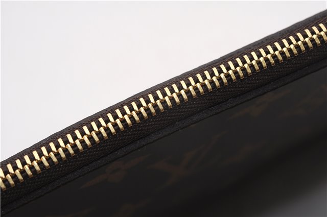 Authentic Louis Vuitton Monogram Neverfull Pouch Purse Clutch Bag LV 6555F