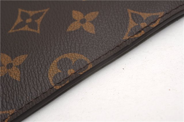 Authentic Louis Vuitton Monogram Neverfull Pouch Purse Clutch Bag LV 6555F