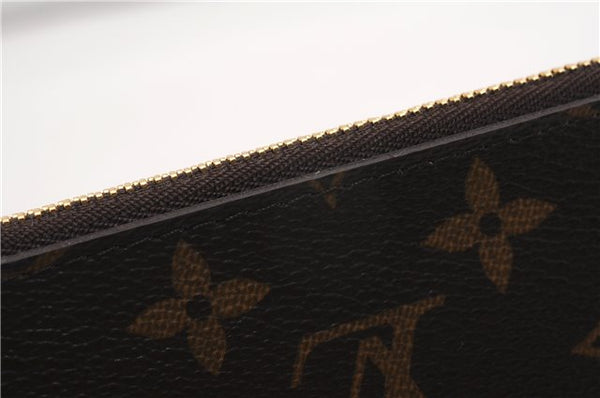 Authentic Louis Vuitton Monogram Neverfull Pouch Purse Clutch Bag LV 6555F