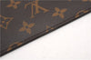 Authentic Louis Vuitton Monogram Neverfull Pouch Purse Clutch Bag LV 6555F