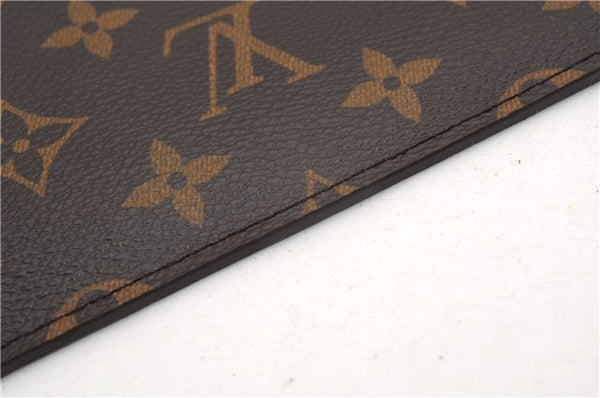 Authentic Louis Vuitton Monogram Neverfull Pouch Purse Clutch Bag LV 6555F