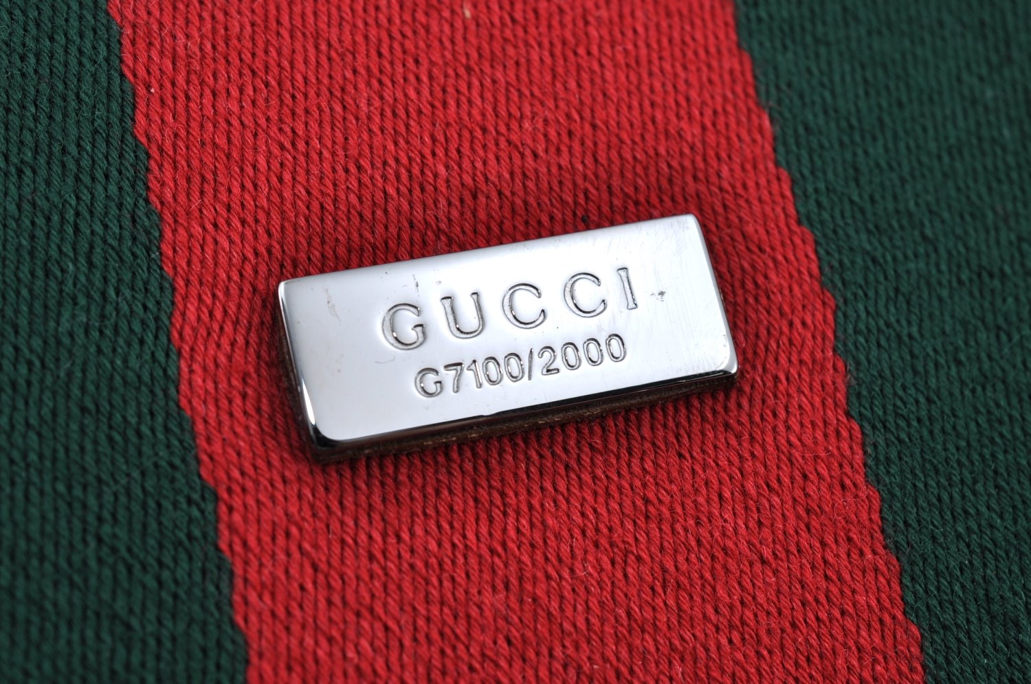 Authentic GUCCI Web Sherry Line Shoulder Bag GG Canvas Leather Brown 6555H