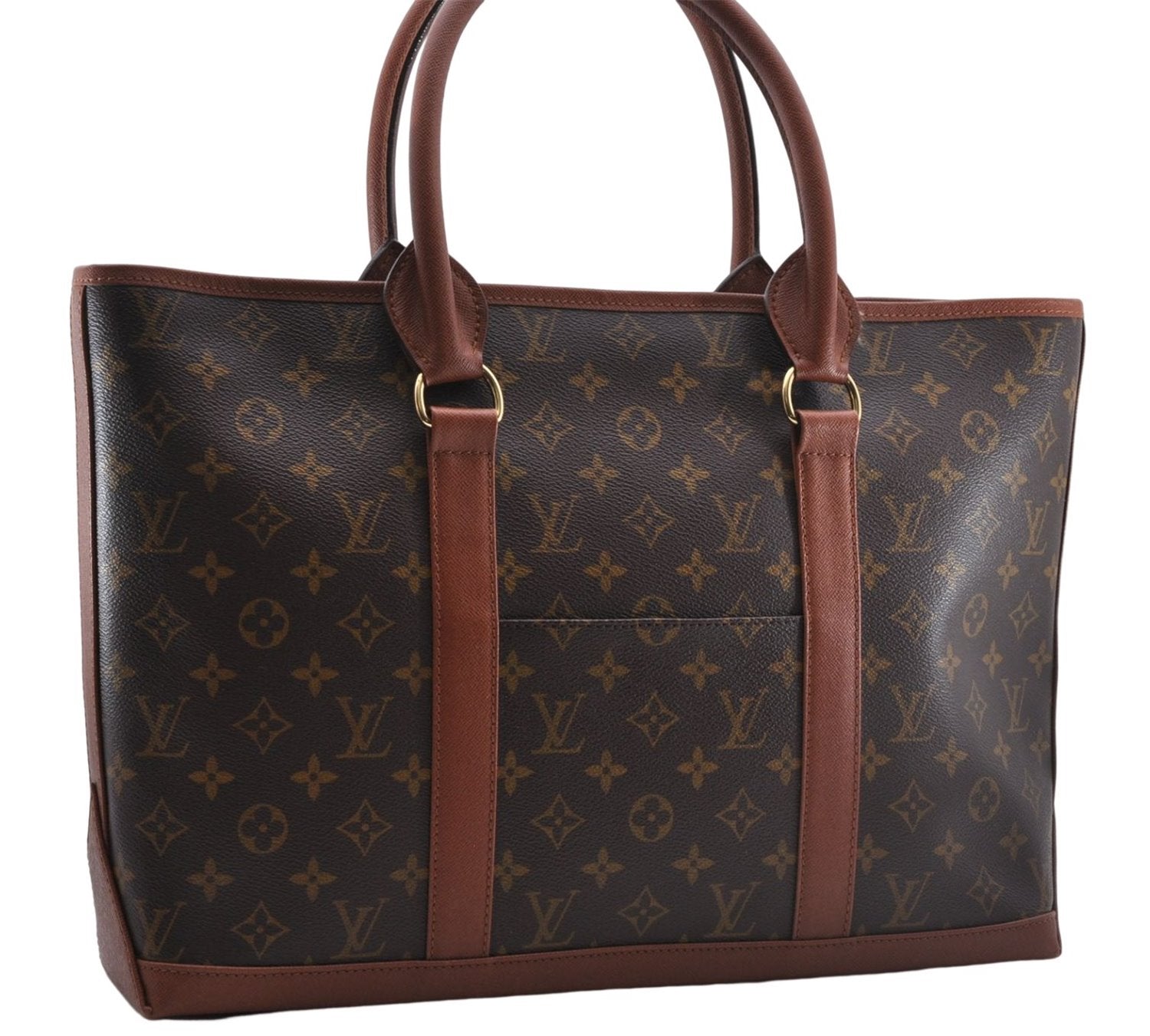 Auth Louis Vuitton Monogram Sac Weekend PM Tote Hand Bag M42425 SP Order 6556D