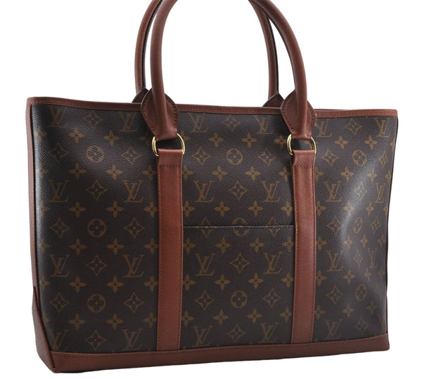 Auth Louis Vuitton Monogram Sac Weekend PM Tote Hand Bag M42425 SP Order 6556D