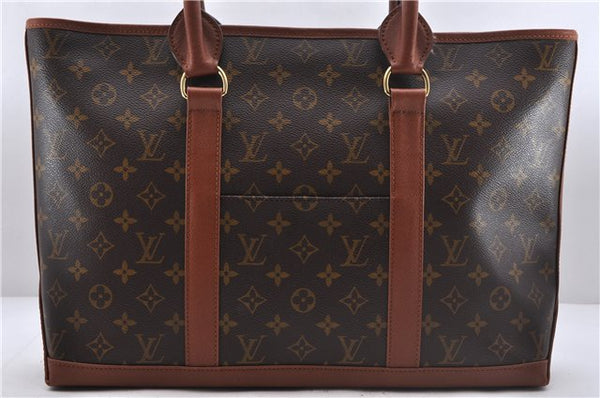 Auth Louis Vuitton Monogram Sac Weekend PM Tote Hand Bag M42425 SP Order 6556D