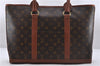 Auth Louis Vuitton Monogram Sac Weekend PM Tote Hand Bag M42425 SP Order 6556D