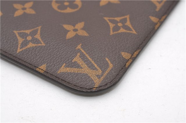 Authentic Louis Vuitton Monogram Neverfull Pouch Purse Clutch Bag LV 6556F