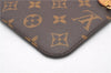 Authentic Louis Vuitton Monogram Neverfull Pouch Purse Clutch Bag LV 6556F