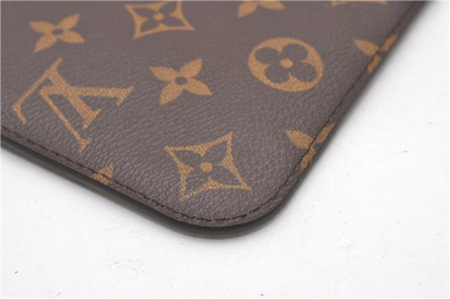 Authentic Louis Vuitton Monogram Neverfull Pouch Purse Clutch Bag LV 6556F