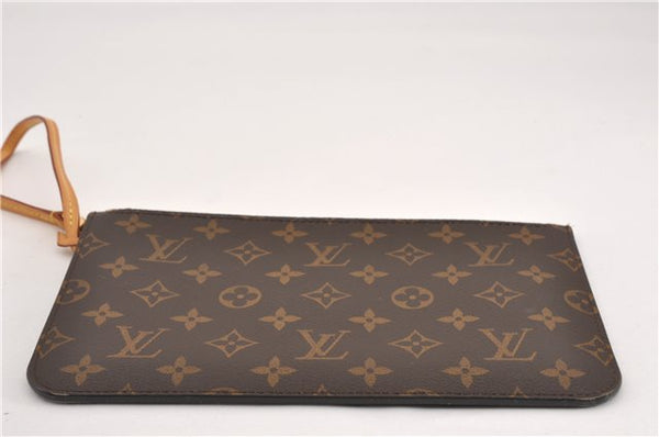 Authentic Louis Vuitton Monogram Neverfull Pouch Purse Clutch Bag LV 6557F