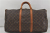 Auth Louis Vuitton Monogram Keepall Bandouliere 50 Boston Bag M41416 LV 6559D