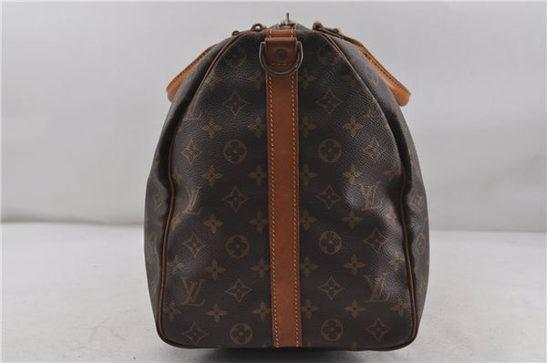 Auth Louis Vuitton Monogram Keepall Bandouliere 50 Boston Bag M41416 LV 6559D