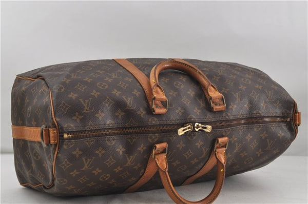 Auth Louis Vuitton Monogram Keepall Bandouliere 50 Boston Bag M41416 LV 6559D