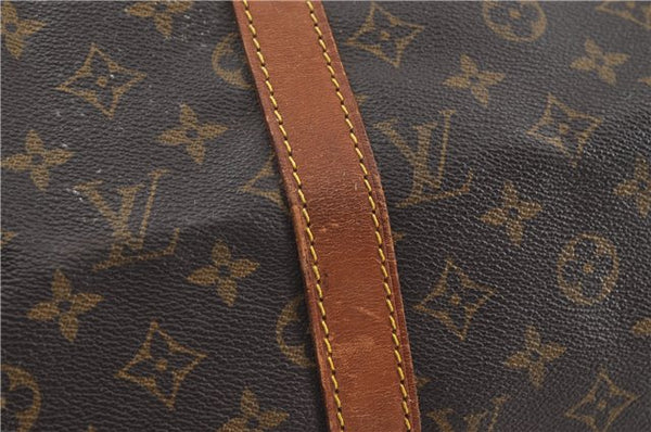 Auth Louis Vuitton Monogram Keepall Bandouliere 50 Boston Bag M41416 LV 6559D