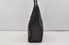 Authentic GUCCI Jackie Hand Tote Bag GG Canvas Leather 0021064 Black 6559I