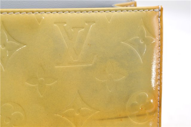 Authentic LOUIS VUITTON Vernis Spring Street Hand Bag Yellow M91029 LV 6560C