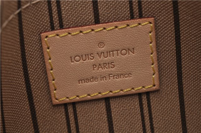 Authentic Louis Vuitton Monogram Neverfull Pouch Purse Clutch Bag LV 6560F
