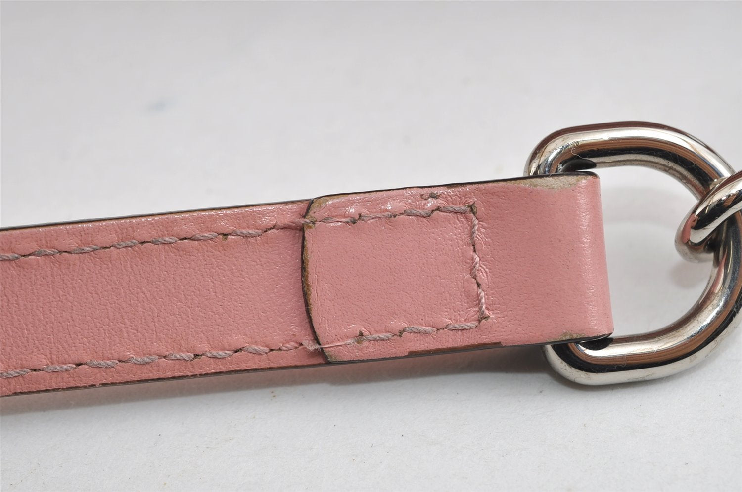 Authentic GUCCI GG Marmont Chain Shoulder Cross Bag Leather 447632 Pink 6560I