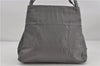 Authentic PRADA Tessuto Impun Shoulder Hand Bag Nylon Plastic B8851 Gray 6561D