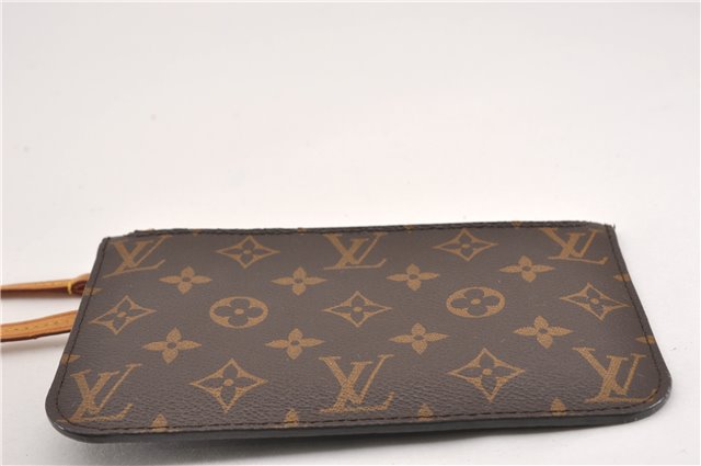 Authentic Louis Vuitton Monogram Neverfull Pouch Purse Clutch Bag LV 6561F