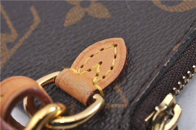 Authentic Louis Vuitton Monogram Neverfull Pouch Purse Clutch Bag LV 6561F